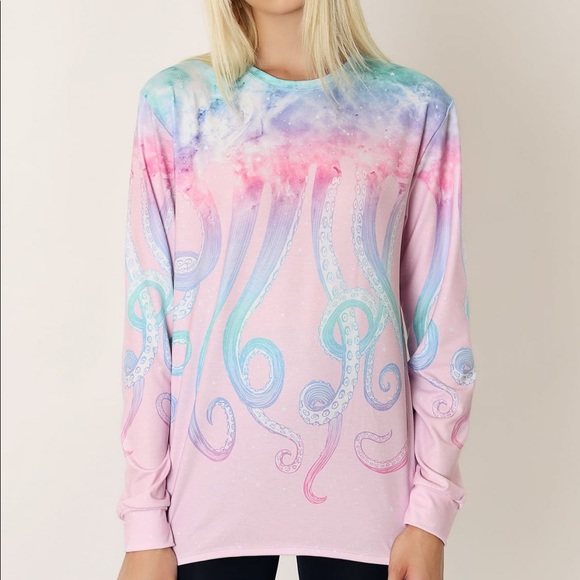 Blackmilk Tops - Space Tentacles Shirt